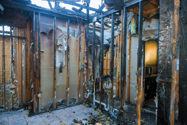 Professional Fire Damage Repair technician working in Church Hill, TN